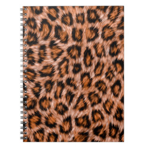Leopard Jaguar Cat Brown Fur Pattern-24609 Notebook