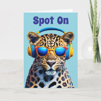 Leopard Jammin" Card