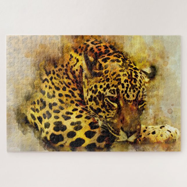 Leopard Jigsaw Puzzle (Horizontal)