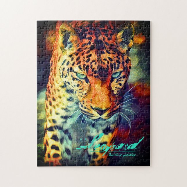Leopard [Jigsaw puzzle: 252P] Jigsaw Puzzle (Vertical)