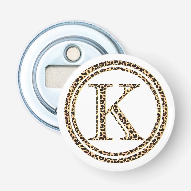 Leopard K Bottle Opener (Front)