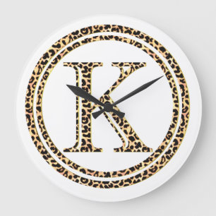 Leopard K Large Clock