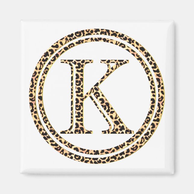 Leopard K Magnet (Front)