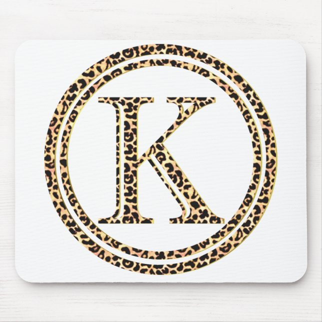 Leopard K Mouse Pad (Front)