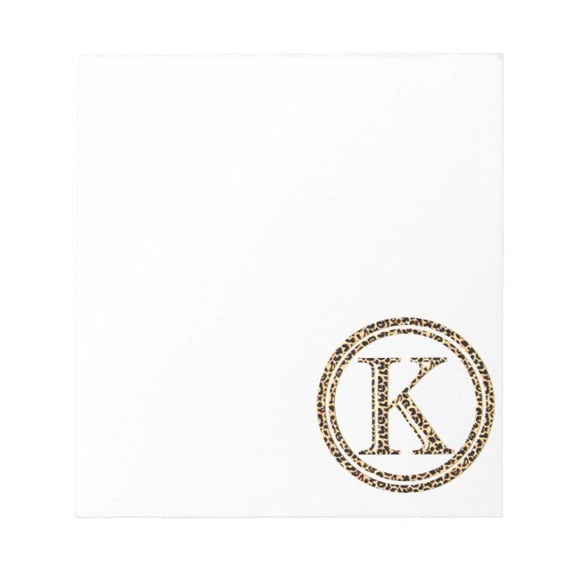 Leopard K Notepad (Front)