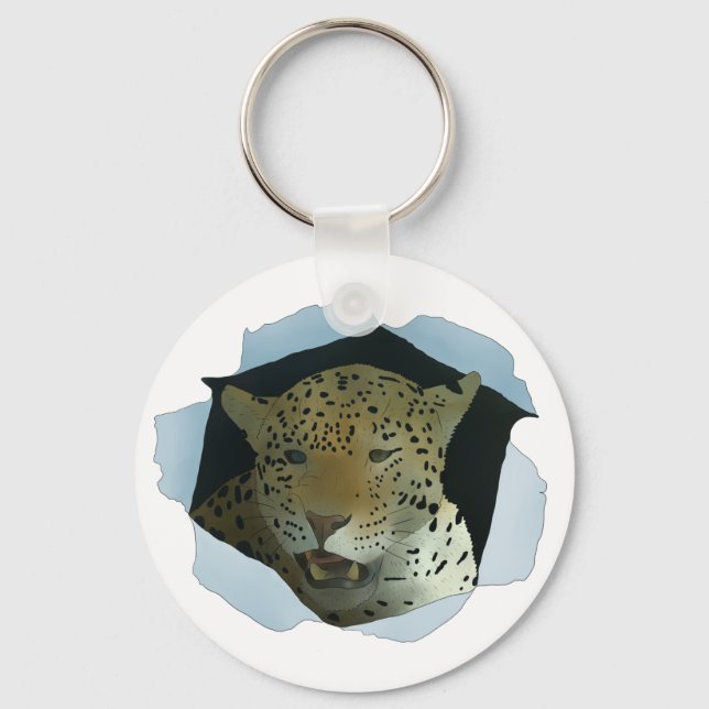 Leopard  key ring (Front)