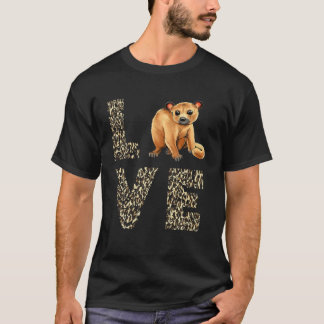 Leopard Kinkajou Love Honey Bear Night Walker Kink T-Shirt