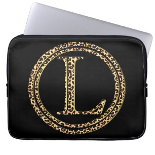 leopard L Laptop Sleeve