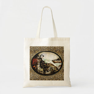 Leopard Lady Bag from Icart Etching Art Deco Style
