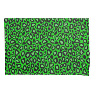Leopard Lime Green Pillowcase