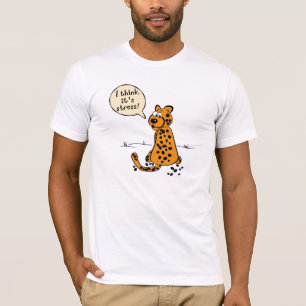 Leopard losing spots - I think it's stress T-Shirt