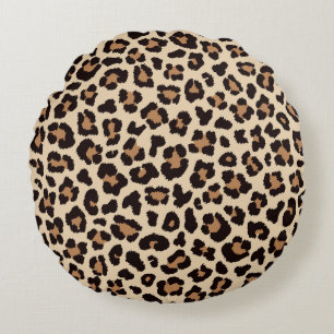 Leopard Love Round Cushion