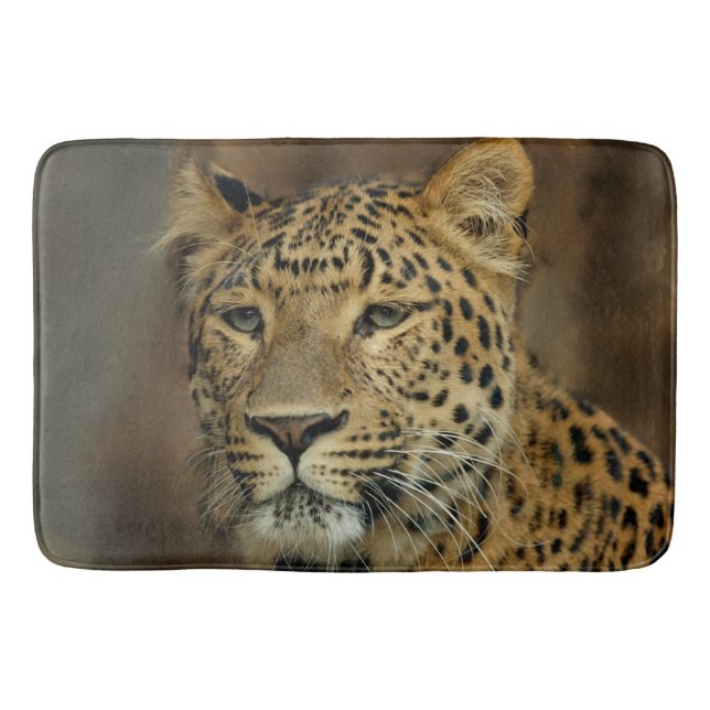 Leopard Lovers Art Bath Mat (Front)