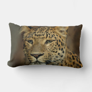 Leopard Lovers Art Lumbar Cushion