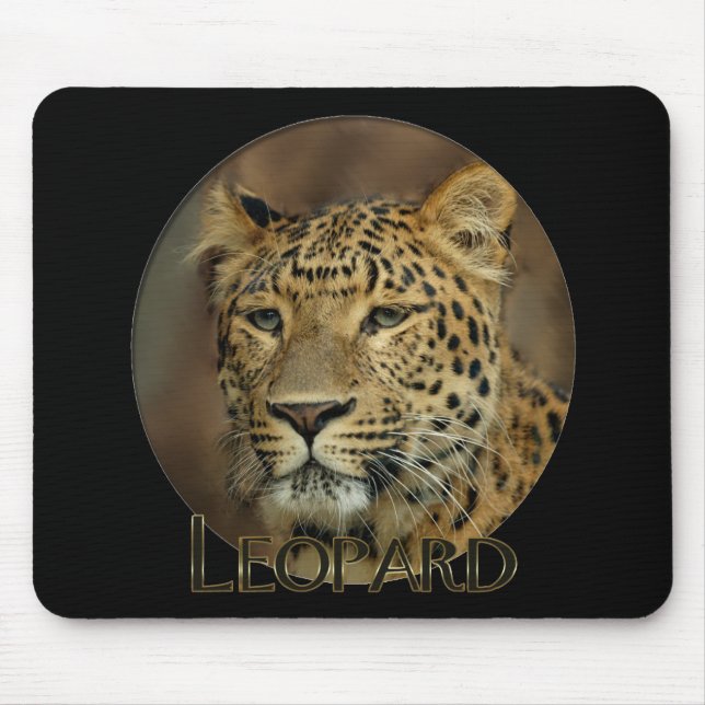 Leopard Lovers Art Mouse Pad (Front)