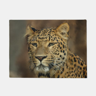 Leopard Lovers Art Wildlife Doormat