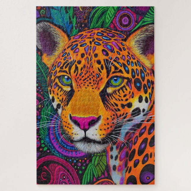 Leopard Luminous  Jigsaw Puzzle (Vertical)