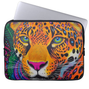 Leopard Luminous Laptop Sleeve