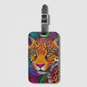 Leopard Luminous Luggage Tag