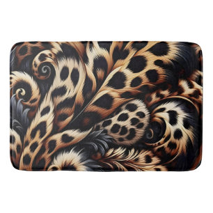 Leopard Luxe: Sleep with Fierce Style Bath Mat