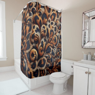 Leopard Luxe: Transform Your Bathroom with a  Shower Curtain