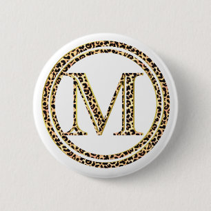 Leopard M 6 Cm Round Badge