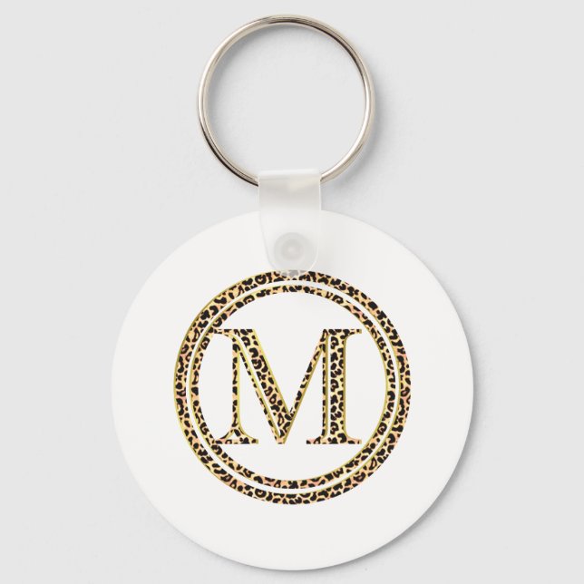 Leopard M Key Ring (Front)