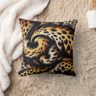 Leopard Majesty: Feel the Power of Wild Design Cushion