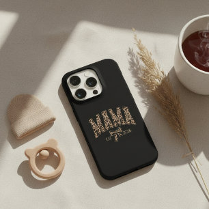 Leopard Mama Varsity Bold Feminine Minimal iPhone 15 Pro Case