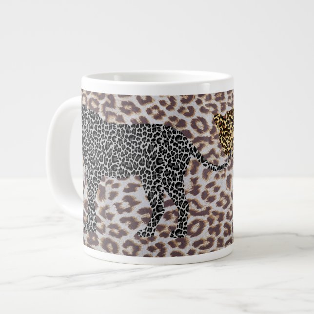 Leopard mania jumbo mug (Front Left)