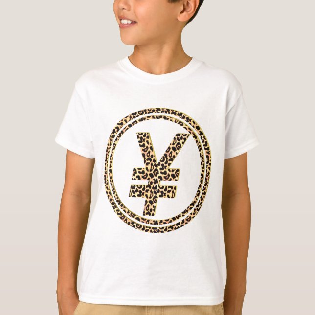 leopard mark ¥ T-Shirt (Front)
