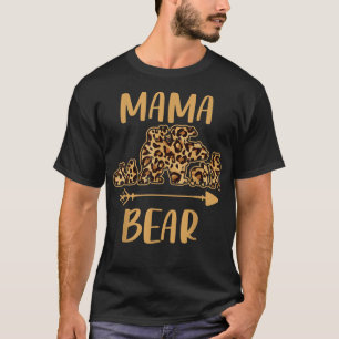 Leopard Matching Family Outfits, Funny Mama Bear S T-Shirt