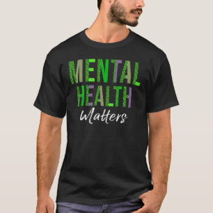Leopard Mental Health Matters Awareness Month T-Shirt