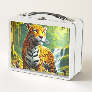 Leopard Metal Lunch Box