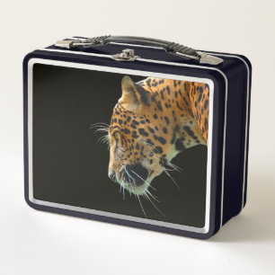 Leopard Metal Lunch Box
