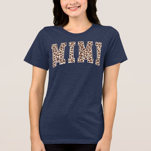Leopard Mimi Tri-Blend Shirt (Front)