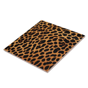 Leopard Modern Cat Animal Print Collection Ceramic Tile