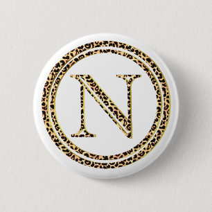 Leopard N 6 Cm Round Badge