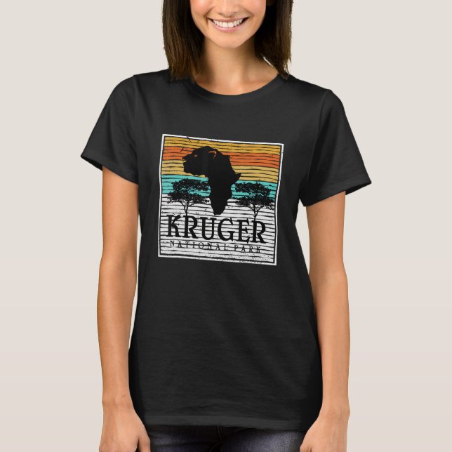 Leopard National Park Africa Kruger Safari Big Fiv T-Shirt (Front)