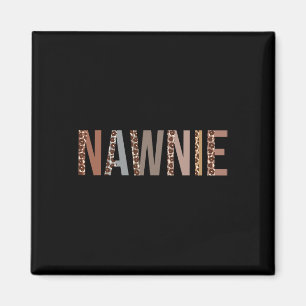 Leopard Nawnie Supplies Fun Back to School Magnet