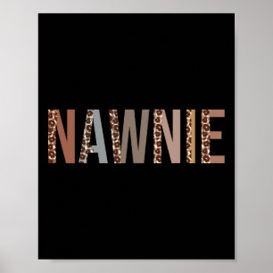 Leopard Nawnie Supplies Fun Back to School Poster
