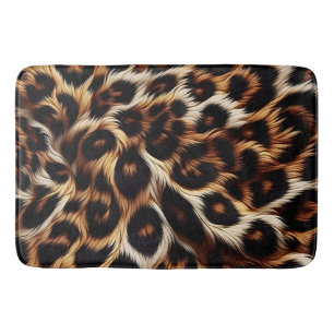Leopard Nights: Bold Elegance Bath Mat