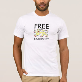 Léopard normand gold, FREE NORMANDY T-Shirt