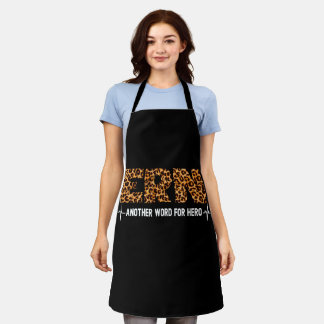Leopard Nurse Life - ERN Emergency room nurse Apron