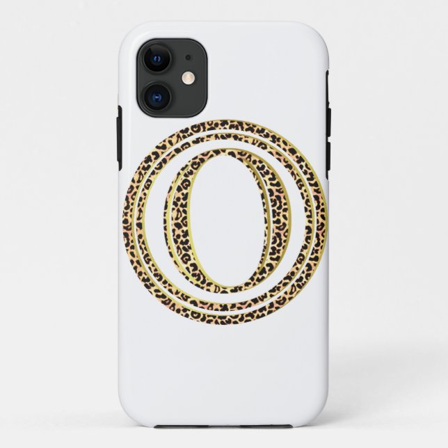 Leopard O Case-Mate iPhone Case (Back)