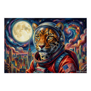 LEOPARD ON THE EDGE OF TOWN 2 POSTER