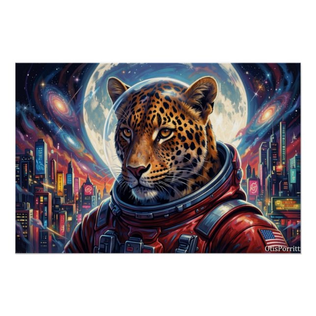 LEOPARD ON THE EDGE OF TOWN-4 POSTER (Front)