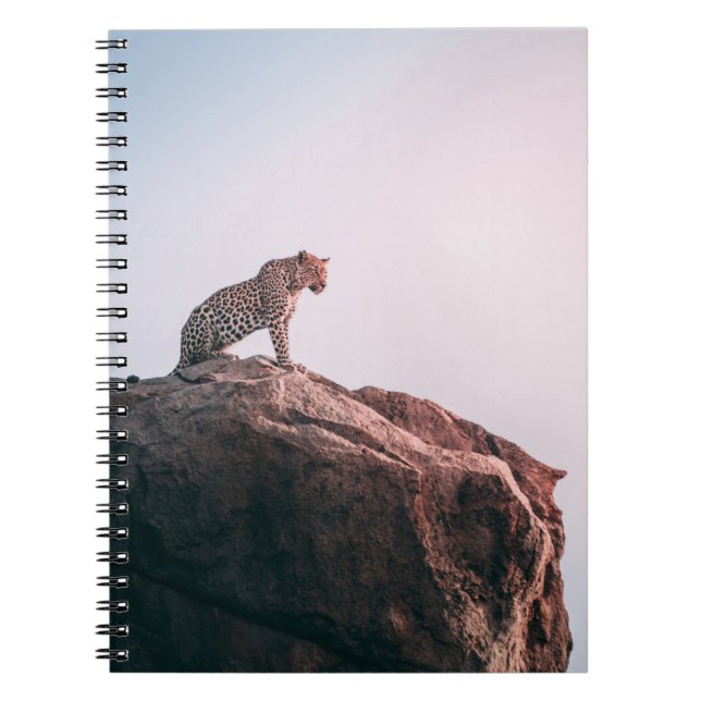 LEOPARD ON THE TOP OF MOUNTAIN NOTEBOOK (Front)