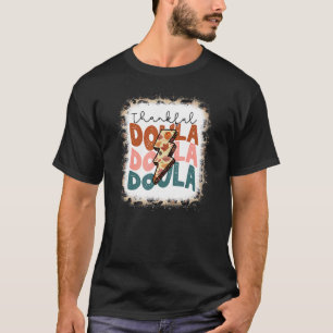 Leoparđ One Thankful Doula Blessed Doula Fall Than T-Shirt