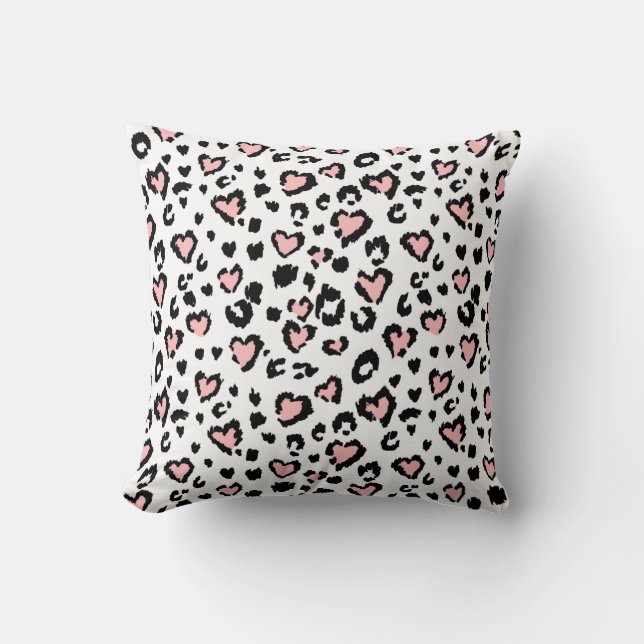 Leopard or jaguar seamless pattern, textured fashi cushion (Front)